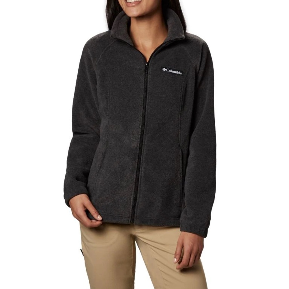 black columbia zip up